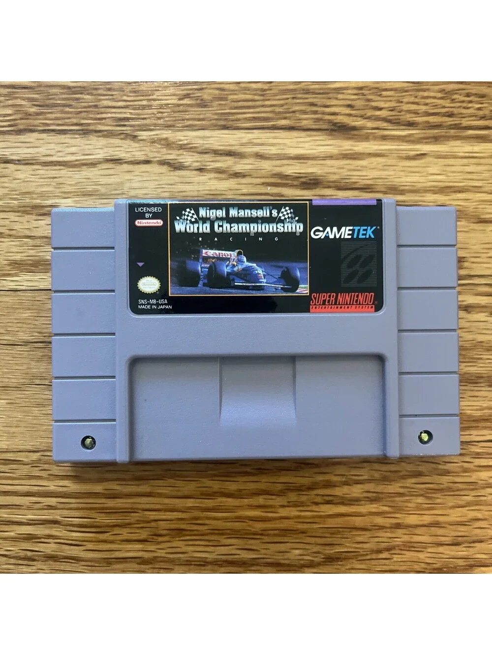 SNES Game Lot: Tetris 2, GameTek Kawasaki, Nigel Mansell's World Championship